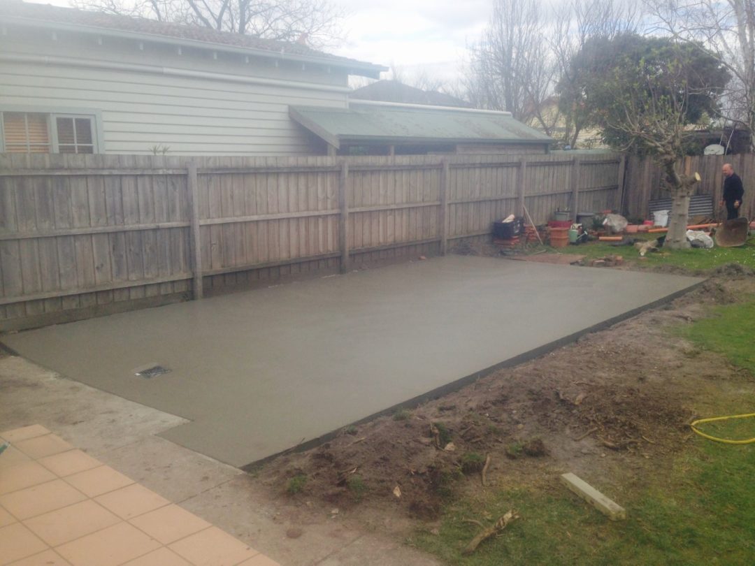 Concrete Garage Floors & Concrete Shed Slabs